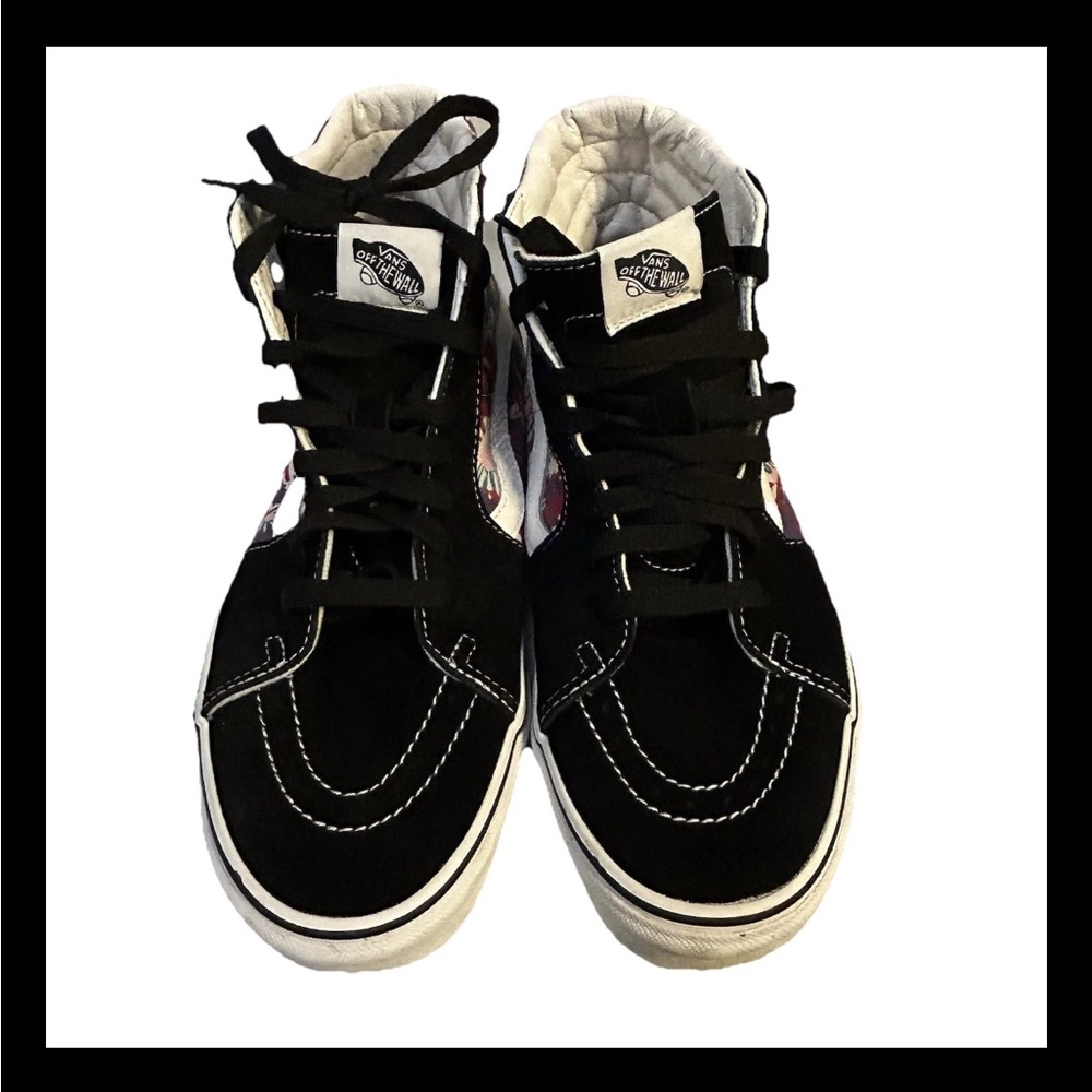 🔥 RARE Vans SK8-Hi (Paradise Floral) Floral Design Men’s Size 10 US / Like New - Picture 7 of 14